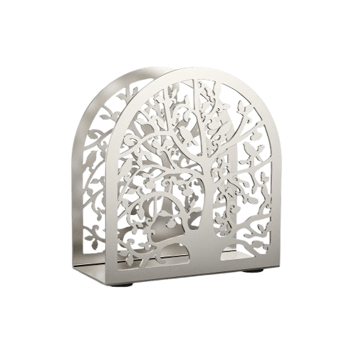 S.STEEL NAPKIN HOLDER TREE OF LIFE (POLISH)